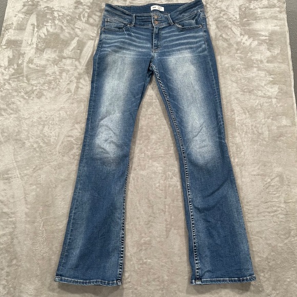 Buckle Denim - BKE Payton Jeans Mens 31x35.5 Blue Denim Universal Fit Mid Rise Bootcut Western